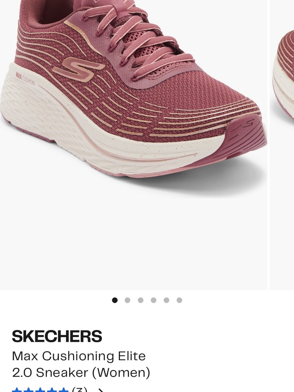 Skechers Go Run Women's Burgundy Shoes
